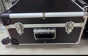驰明便携滑轮拉杆箱铝合金工具箱 五金仪器设备箱 定制模型收纳运输箱 033黑色加棉万向轮60x42x27cm 实拍图