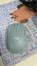 罗技（Logitech）M221 轻音鼠标 无线鼠标 办公鼠标 对称鼠标 带无线微型接收器 薄荷绿 实拍图