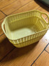首饰盒仿藤编桌面饰品杂物收纳厨房储物筐零食收纳浴室洗澡收纳框 2个装 实拍图
