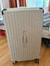 大嘴猴（paul frank）超大容量行李箱女拉链密码拉杆箱网红男轻音万向轮旅行箱学生皮箱 乳白色/加大加宽/抑菌款 20英寸 实拍图