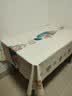 简美家桌布防水防油免洗防烫轻奢高级感pu餐桌垫桌面垫茶几桌布长方形 实拍图