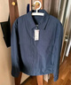 优衣库男装针织摇粒绒拉链茄克/长袖外套廓系夹克25秋冬479863 69 藏青色 L /175/100A 实拍图