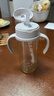 贝亲（Pigeon）自然成长翻盖直饮吸管 大童奶瓶330ml 经典款 18月+  AA278 实拍图