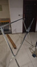 全品屋晾衣架落地不锈钢免安装家用室内户外折叠晾衣杆移动挂衣架晒被子 加固款【双杆】1.6米可伸缩+礼包 实拍图