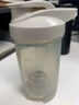 贝瑟斯摇摇杯运动健身水杯蛋白粉搅拌杯奶昔杯子代餐杯瑶瑶杯680ML白色 实拍图