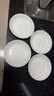 斯凯绨（Sky Top）骨碟陶瓷深盘子酱菜碟纯白家用骨瓷餐具套装6英寸饭盘4件 实拍图