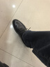 意尔康男鞋商务正装鞋时尚系带皮鞋德比婚鞋棉冬季 53449W 黑色加绒 42 实拍图