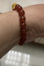 京东京造足金聚宝盆钻石手绳 黄金聚宝盆红玛瑙手串生日礼物送女友0.85g 实拍图