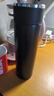 富光 保温杯高档男女316不锈钢学生便携泡茶大容量水杯年货礼品定制 黑色600ml【316内胆】 实拍图