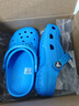 CROCS卡骆驰贝雅儿童洞洞鞋男女童户外包头沙滩鞋拖鞋/207013/207012 海蓝-456 26 (155mm) 实拍图