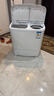 东方小天鹤半全自动洗衣机大容量家用双缸双桶筒老式波轮小型甩干 5KG迷你母婴专用蓝光不锈钢桶 实拍图