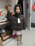 坦博尔儿童羽绒服女童中长款中大童保暖外套联名款530712Z 橡木棕 140  实拍图