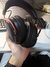 竹林鸟玄武ZG2头戴式耳机电竞游戏专用2.4G无线蓝牙有线type-c四模7.1音效一键听声辨位长续航降噪麦克风 黑红色官方标配（不含支架） 实拍图