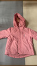 戴维贝拉（DAVE＆BELLA）加厚保暖连帽女童棉服男童棉衣外套儿童冬装幼儿小童冬天外出棉袄 深粉色DB16285 100 cm（建议身高90-100cm） 实拍图