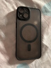 KEKLLE【肤感磁吸】适用iPhone14promax手机壳苹果14promax保护套无线充电磨砂防摔全包保护套 午夜黑 实拍图