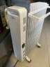 美的（Midea）【白玉】取暖器/电暖器/电暖气家用/烤火炉/13片大面积/电热油汀/油酊/电热器/电热取暖器HYX22N 实拍图