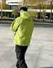 顶峰保罗（Dingfengbaoluo）美式棉衣外套男秋冬休闲棉袄加厚防风连帽保暖棉服DFM18果绿L 实拍图