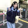 马克华菲假两件格子拼接羽绒棉服男女冬季新款加厚棉衣外套 藏青色 L 实拍图