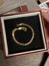 周生生永系列黄金手链 复古鱼骨足金手饰 21001B计价 19厘米 - 10.17克(含工费240元) 实拍图