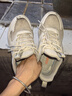 回力运动鞋春夏秋季冬网面透气学生跑步鞋软底情侣鞋皮面鞋子男女 0358|白灰 38 实拍图