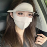 蕉下（beneunder）脸基尼女帽檐全脸防晒面罩防晒口罩防紫外线米月白 实拍图