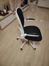 贝尔曼（berlman） 电脑椅家用办公转椅人体工学椅学生学习久坐椅子靠背舒适书桌椅 白框黑网-万向轮 实拍图