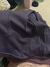 徽昂运动套装女瑜伽服套装跑步健身服速干衣胸垫t恤拼接短袖长裤紫XXL 实拍图