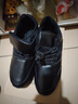 皮面男鞋通勤鞋男秋季透气耐磨运动皮鞋训练休闲跑鞋爸爸鞋 黑色 加绒 2403加绒 40 实拍图