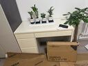 全友家居书桌现代简约实用书桌大容量储物柜小户型办公桌子书桌家具 米白|多区储物|环保书桌1.15米 实拍图