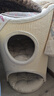 兽牌树洞剑麻桶猫窝猫抓板一体剑麻猫爬架双层大猫屋半封闭式冬季保暖 燕麦奶白丨47cm加大号 实拍图