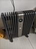 美的（Midea）【硬钢科技】取暖器/电暖器/电暖气家用/取暖炉/WIFI智能遥控加宽14片双擎取暖电热油汀HYX22TR 实拍图