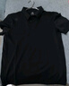 京东京造300防晒速干运动t恤男polo杉无痕定型领休闲春夏 黑色 2XL 实拍图