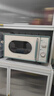 美的（Midea）小滋味微波炉家用小型 复古旋钮薄荷曼波风 一级能效平板变频轻音预制菜加热M1G1 实拍图