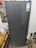 奥克斯（AUX）双门小冰箱风冷变频无霜大容量冷藏冷冻两门电冰箱冷冻冷藏小型家用宿舍出租节能省电低噪 一级能效-110升星河灰 【省电轻音】 实拍图