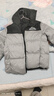 雪中飞【双面穿】儿童羽绒服冬季轻薄男女童面包服羽绒服银灰140cm 实拍图