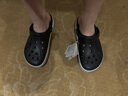 卡骆驰洞洞鞋贝雅卡骆班轻便耐磨一脚蹬休闲鞋|205089 黑色/白色-066 41 /42(260mm) 实拍图