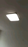 雷士（NVC）全光谱护眼吸顶灯客厅卧室可调光简约LED照明方灯白雪Y 实拍图