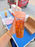 特百惠（Tupperware）茶韵500ML塑料杯男女士学生夏季运动水杯子户外便携大容量  粉色 实拍图