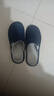 回力日系柔软情侣棉拖秋冬家居室内保暖棉鞋男款HL0006蓝色40-41码 实拍图