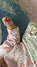 贝瑞加（Babyprints）婴儿衣服2件装新生儿连体衣短袖宝宝哈衣纯棉薄款爬服 粉黄80 实拍图
