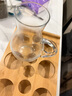 摩森 中式竹木杯架分酒器收纳架白酒杯架子弹杯架小酒杯一口杯 杯架： 12孔-分酒器+白酒杯收纳架 单架子 实拍图
