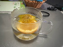 富光花茶杯 男女士茶水分离杯子 双层办公泡茶玻璃杯带把高硼硅水杯 实拍图