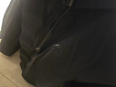 鸭鸭王一博同款冰壳冲锋衣羽绒服男冬季新款三合一户外三防情侣女外套 青光黑色 S /165 实拍图