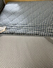 无印良品A类面料全棉棉花褥子单人学生床垫遮盖物宿舍床褥90*200cm 蓝小格 实拍图