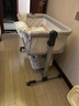 泰美高（Trimigo）婴儿床带尿布台过功能折叠拼接新生儿床宝宝小睡床移动婴儿摇摇床 浅灰 带尿布台多功能摇篮婴儿床 【尿布台+蚊帐+头枕+床垫+凉席】 实拍图