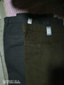 悦景圣秋冬厚款2件装纯棉宽松中老年休闲裤高腰深档抗皱西装裤款爸爸裤 N秋冬军绿和灰色  厚款 30 2尺3  100斤 实拍图