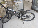Jeep吉普自行车折叠山地男女学生26寸27速双减震公路单车战神-骑士黑 实拍图