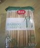 美丽雅一次性筷子碳化100双 独立包装加长家用方便火锅竹筷子 实拍图