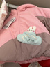 巴拉巴拉童装宝宝羽绒服婴儿外套冬季儿童上衣防水可爱萌男童女童 梦幻粉60311-白鸭绒 80 cm 充绒量58g 实拍图