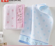 金号洗脸小毛巾A类儿童毛巾纯棉100%洗脸帕小孩毛巾女士面巾2条 实拍图